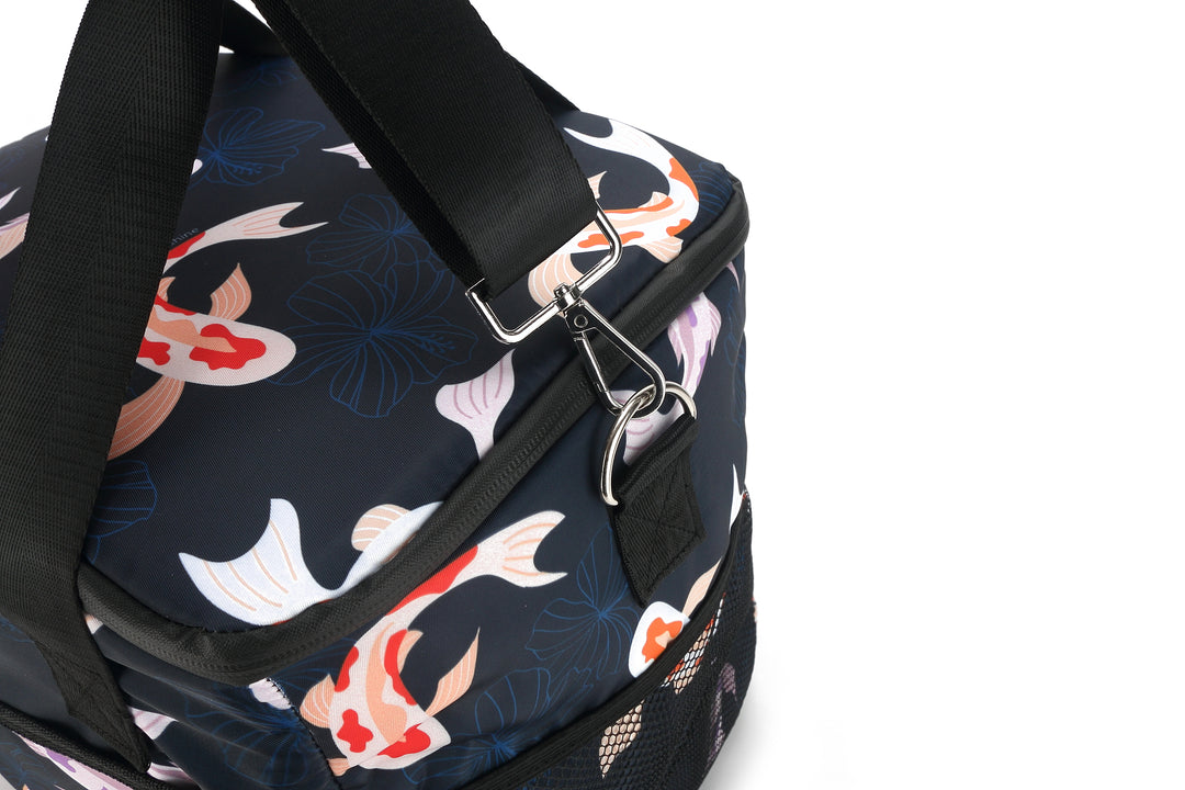 Cooler Tote Large Koi Navy