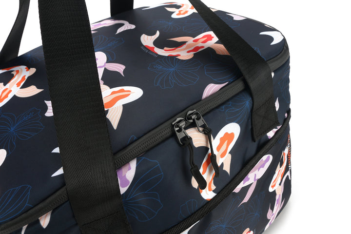 Cooler Tote Large Koi Navy