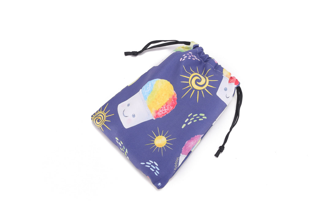 Hooded Beach Towel Poncho Kids Shave Ice Blue