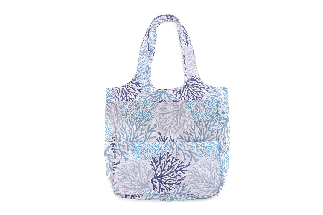 Foldable Bag Jacqueline Coral Blue