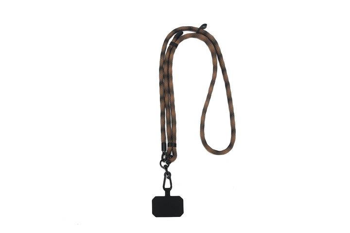 Phone Strap Black-Beige