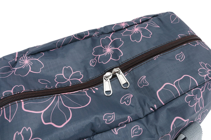 Foldable Duffle Bag Sophie Sakura Grey