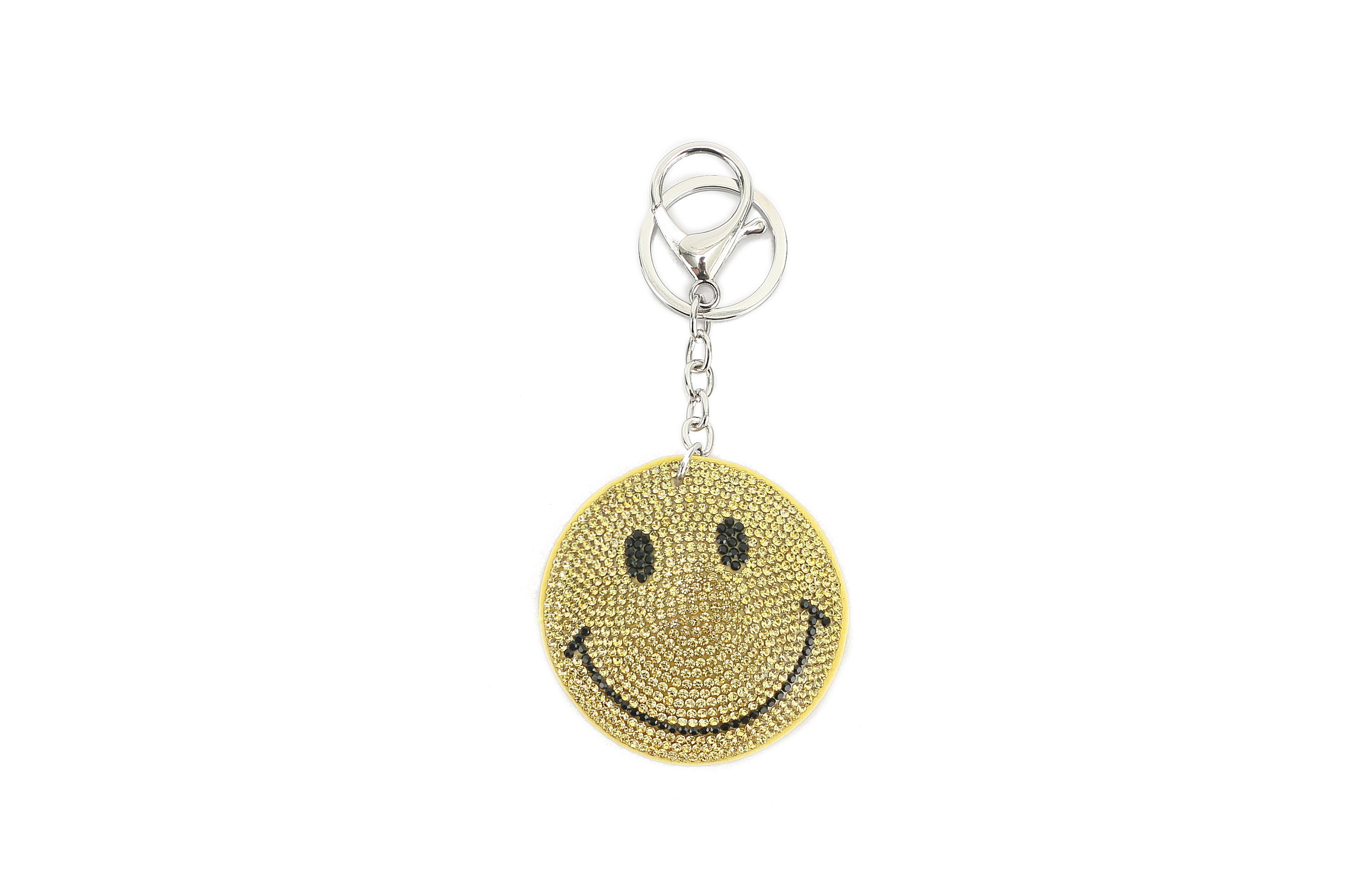 Bag Charm Crystal Smiley Yellow – Happy Wahine