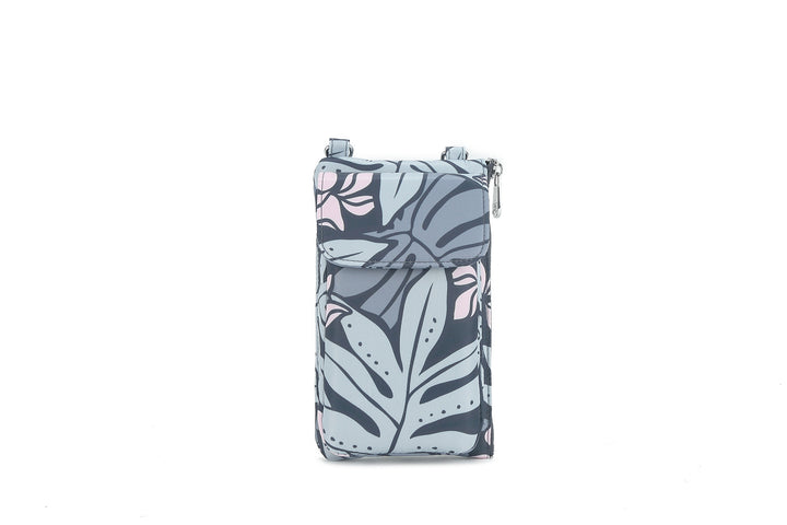 Crossbody Phone Wallet Anna Ke'olu Laua'e Grey