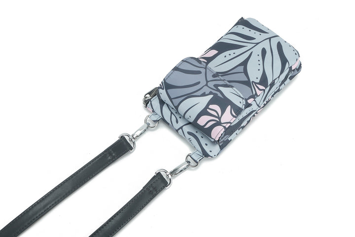 Crossbody Phone Wallet Anna Ke'olu Laua'e Grey