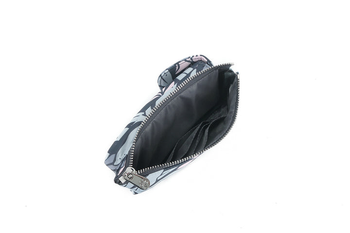 Crossbody Phone Wallet Anna Ke'olu Laua'e Grey