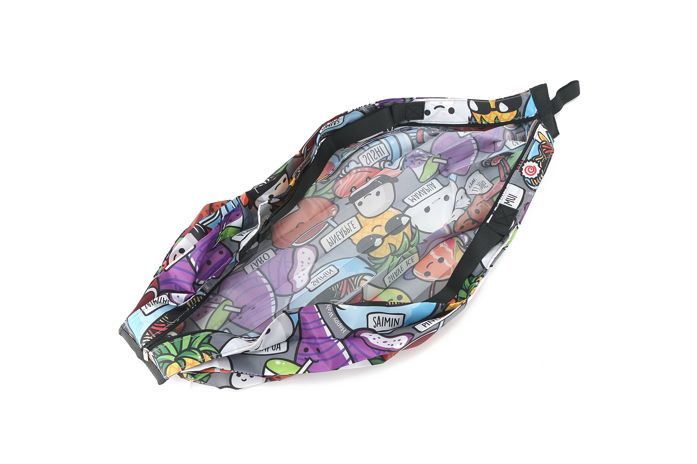 Foldable Bag Jazmine Craving Hawaii Grey – Happy Wahine