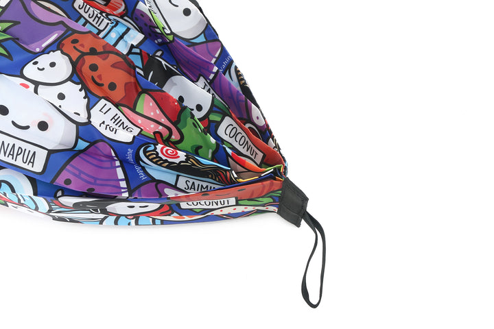 Foldable Bag Jazmine Craving Hawaii Blue