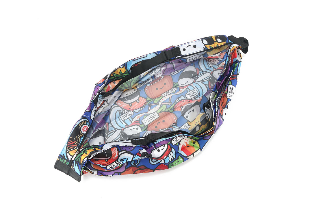 Foldable Bag Jazmine Craving Hawaii Blue