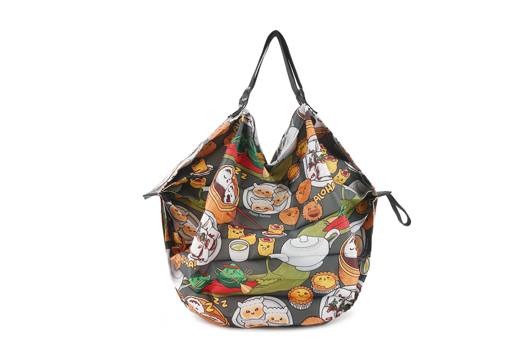 Foldable Bag Jazmine Dim Sum Grey