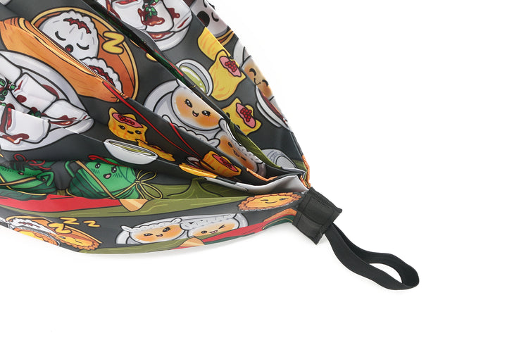 Foldable Bag Jazmine Dim Sum Grey