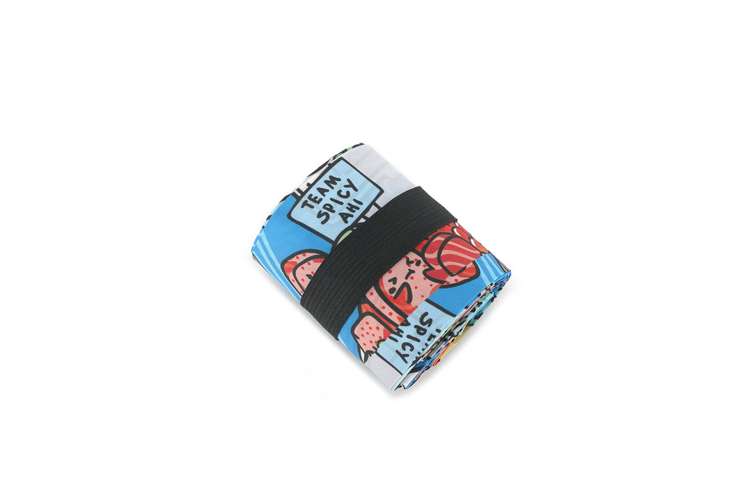 Foldable Bag Jazmine Poke Competition Blue