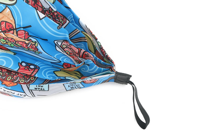 Foldable Bag Jazmine Poke Competition Blue