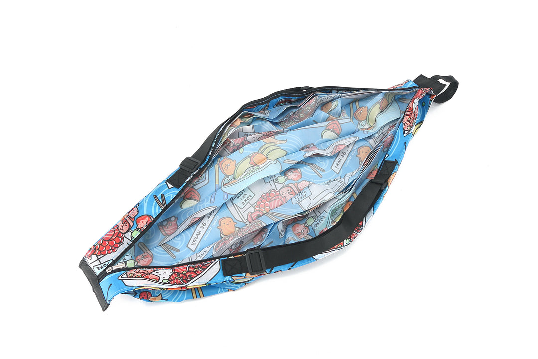 Foldable Bag Jazmine Poke Competition Blue