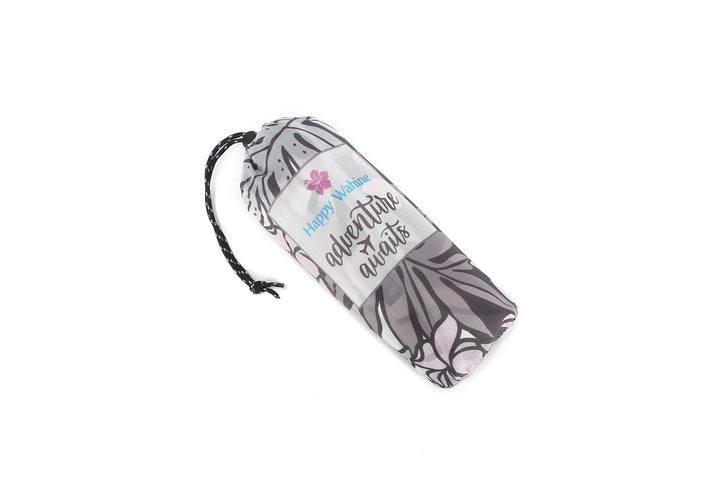 Sand-free Reversible Beach Towel Laua'e Grey Laua'e Dark Grey