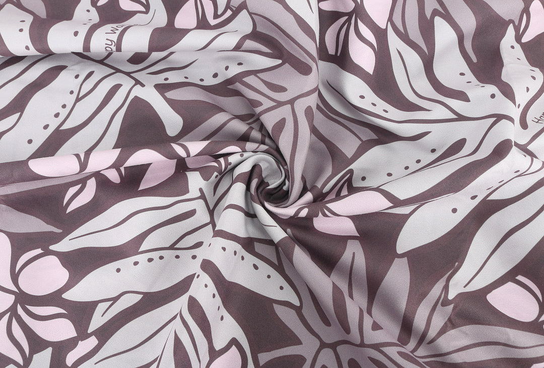 Sand-free Reversible Beach Towel Laua'e Grey Laua'e Dark Grey