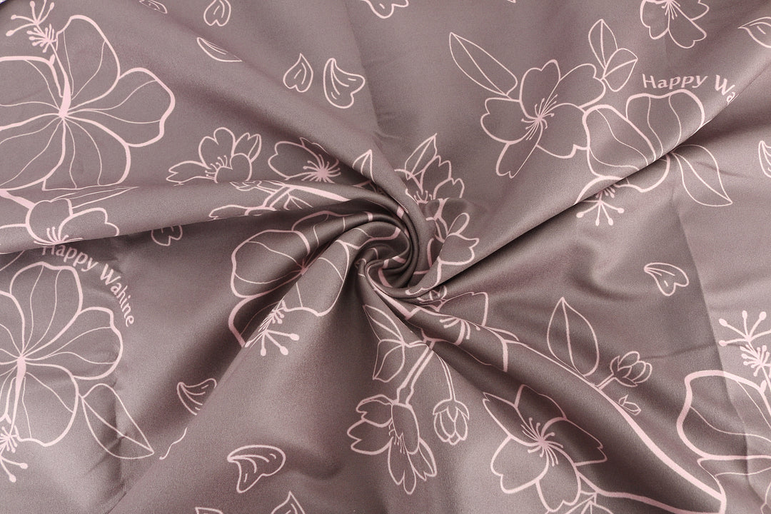 Sand-free Reversible Beach Towel Sakura Grey Sakura Pink