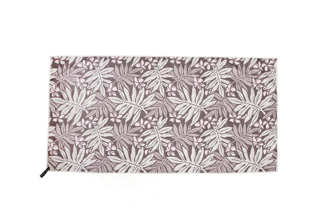 Sand-free Reversible Beach Towel Laua'e Grey Laua'e Dark Grey