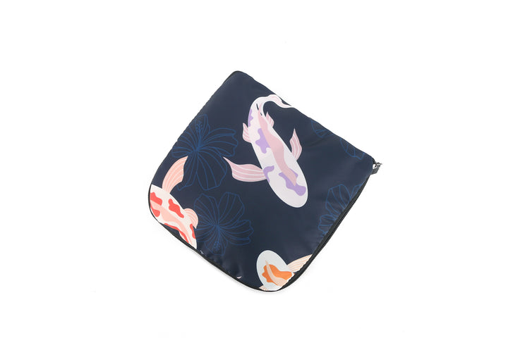 Foldable Tote James Koi Navy