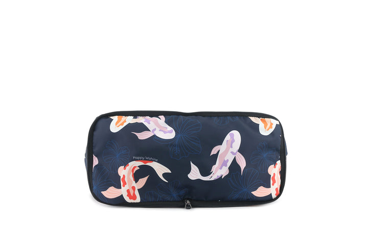 Foldable Tote James Koi Navy