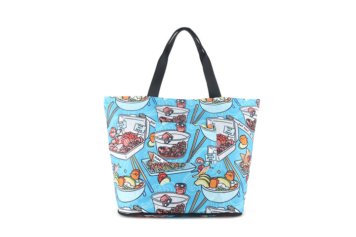 Foldable Tote James Poke Competition Blue