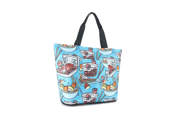 Foldable Tote James Poke Competition Blue