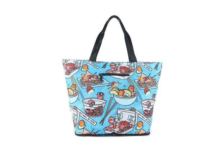 Foldable Tote James Poke Competition Blue