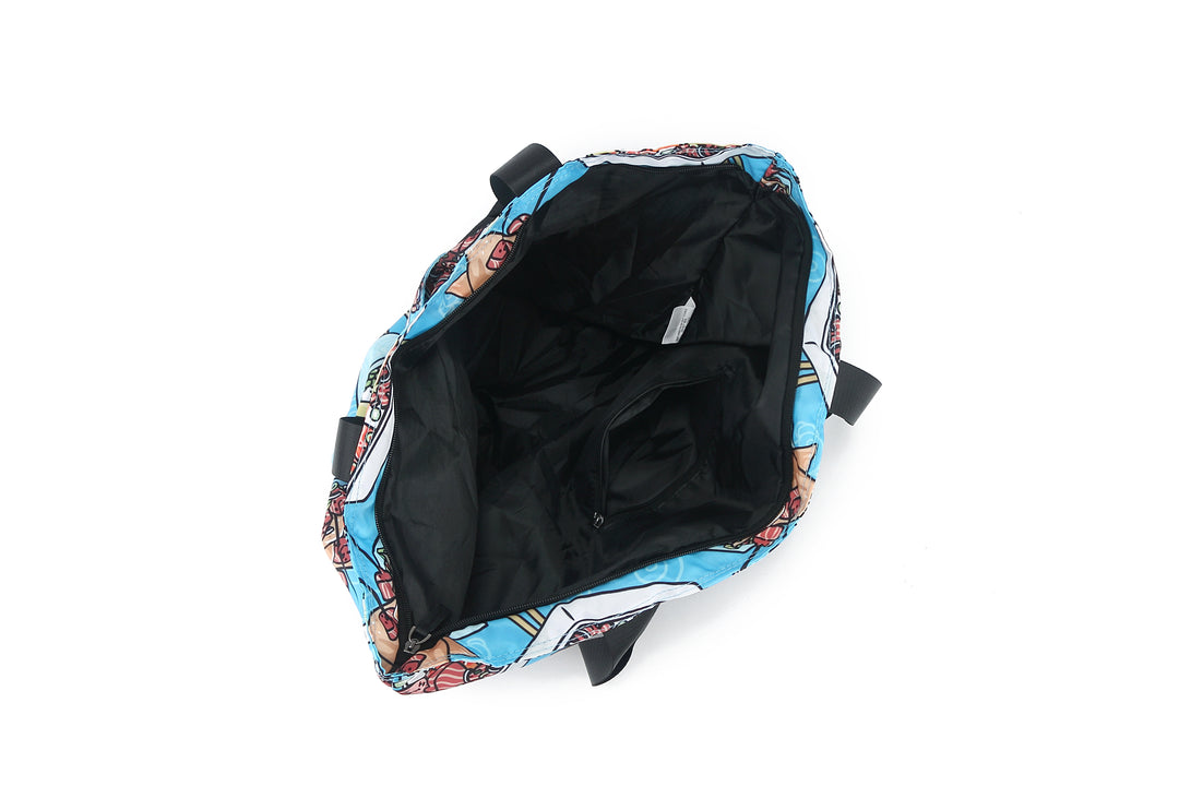 Foldable Tote James Poke Competition Blue