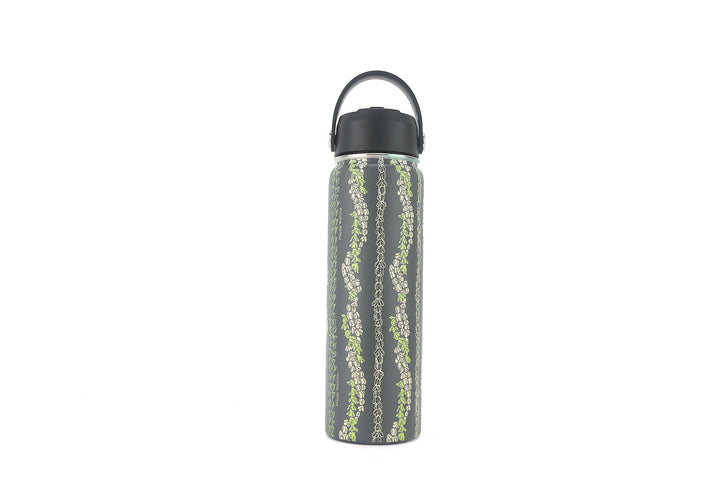 Insulated Water Bottle 24oz Pakalana Grey