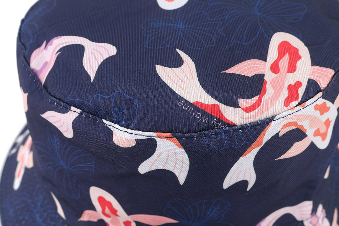 Bucket Hat Koi Navy
