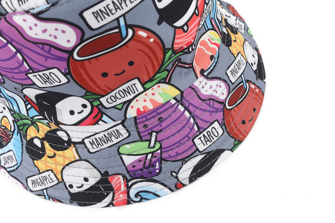 Bucket Hat Kids Craving Hawaii Grey