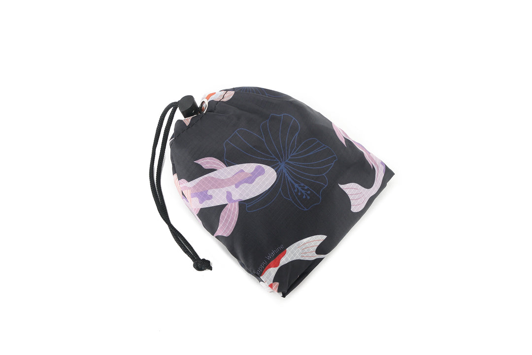 Foldable Bag Jacqueline Koi Navy
