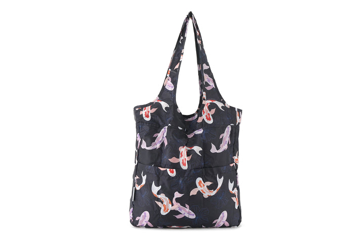 Foldable Bag Jacqueline Koi Navy