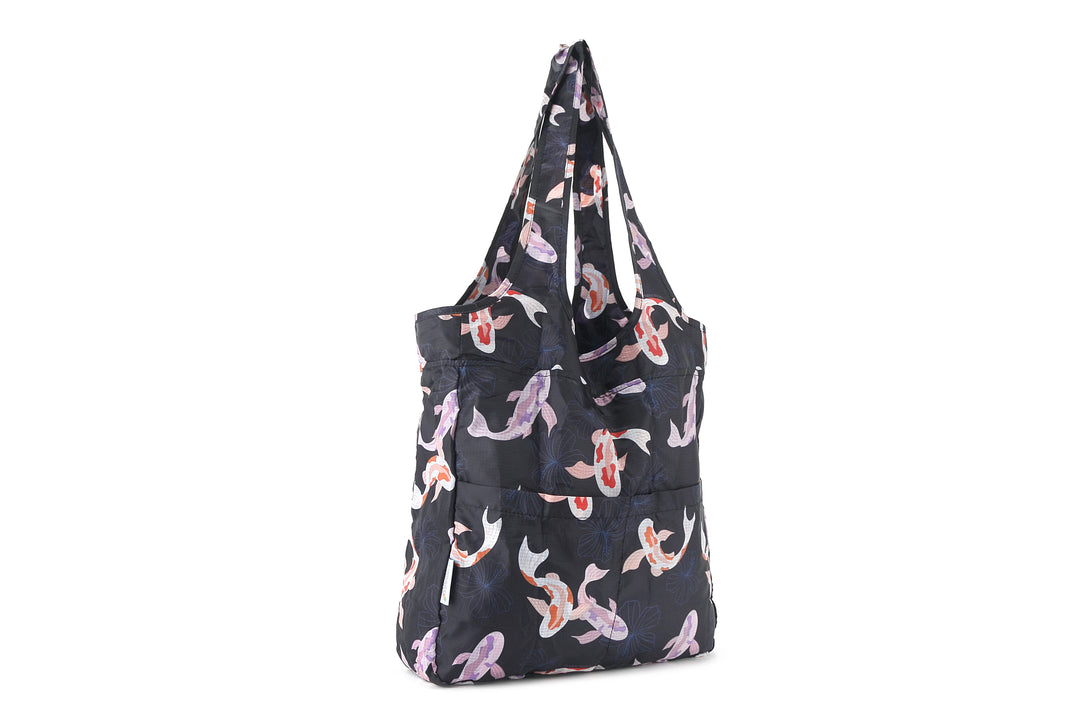 Foldable Bag Jacqueline Koi Navy