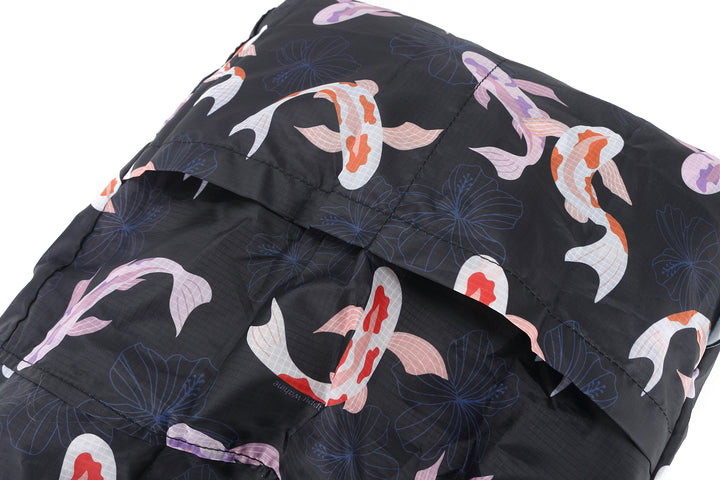 Foldable Bag Jacqueline Koi Navy