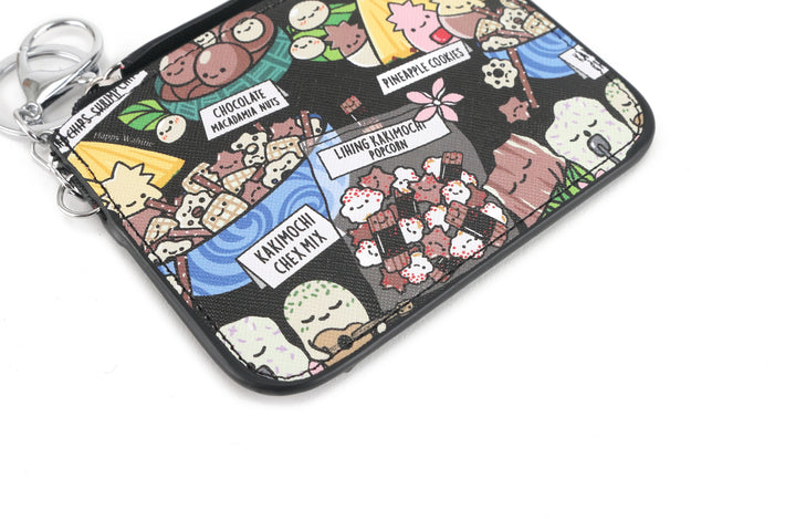 Card Case May Local Snacks Black