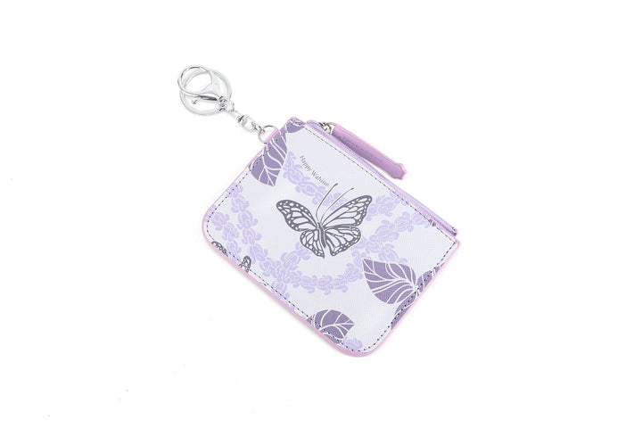 Card Case May Crownflower Purple