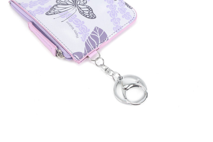 Card Case May Crownflower Purple