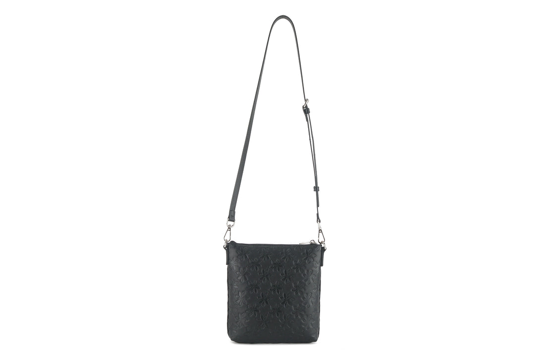 Crossbody Lisa Tiare Embossed Black