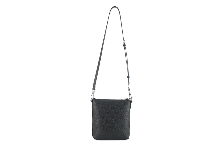 Crossbody Lisa Tiare Embossed Black