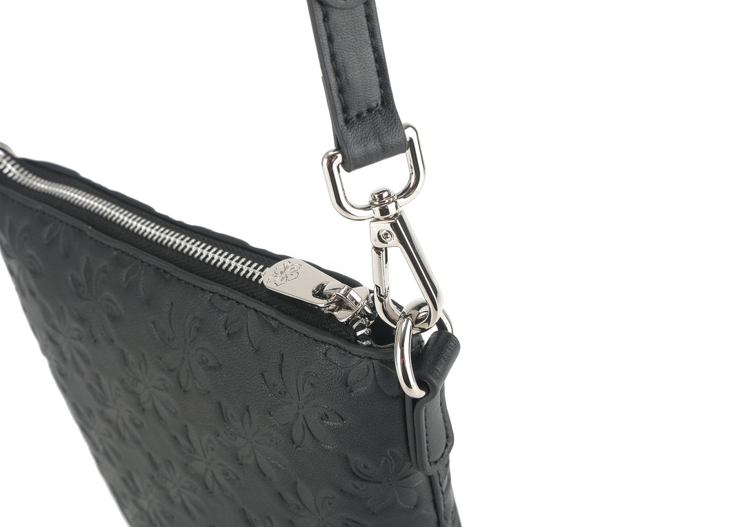 Crossbody Lisa Tiare Embossed Black