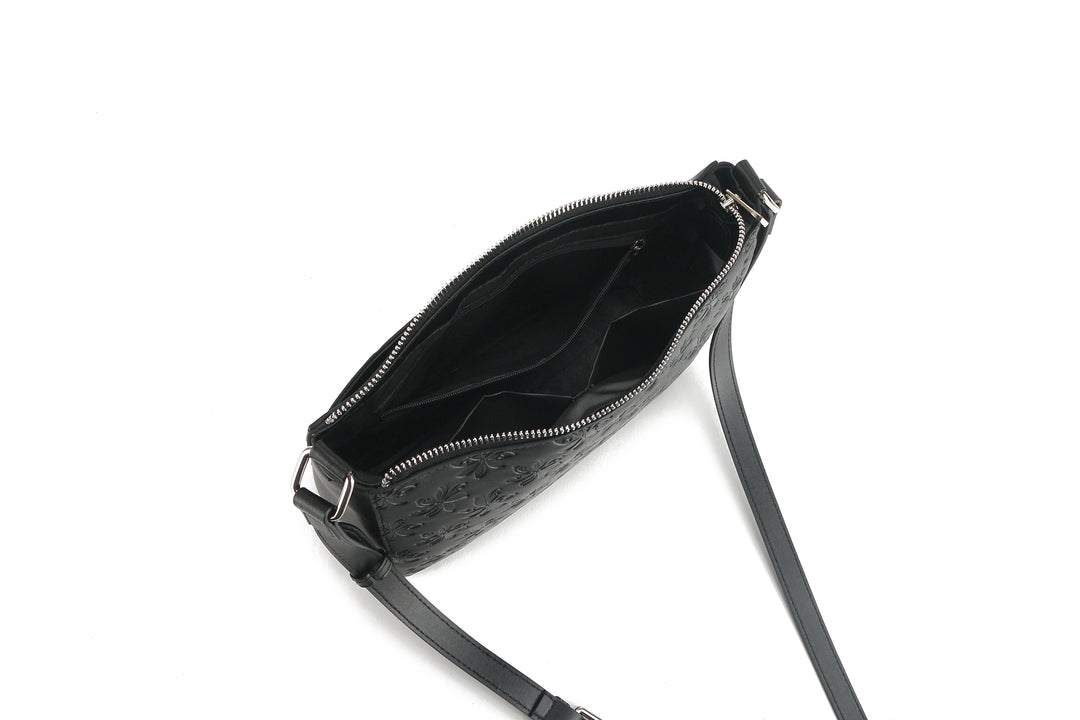 Crossbody Brittney Tiare Embossed Black