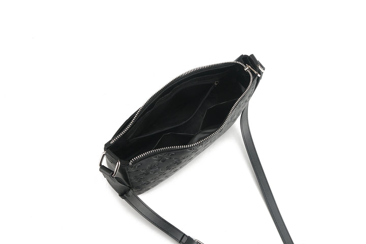 Crossbody Brittney Tiare Embossed Black