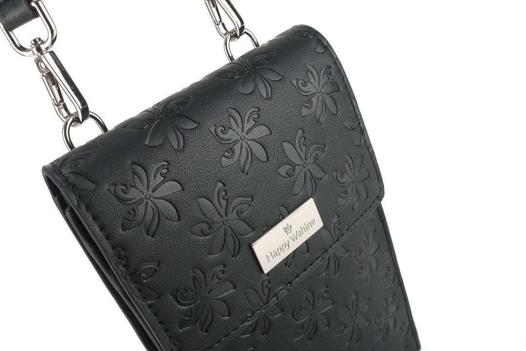 Crossbody Anna Tiare Embossed Black