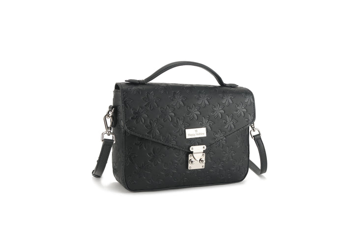 Satchel Alice Tiare Embossed Black