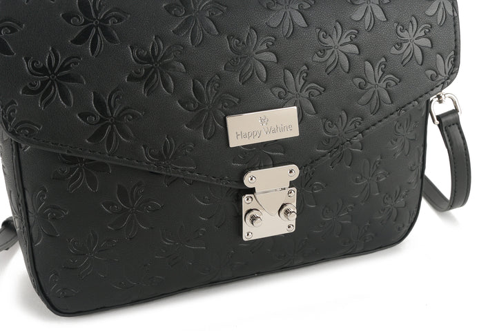 Satchel Alice Tiare Embossed Black
