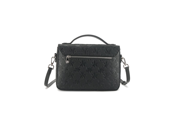 Satchel Alice Tiare Embossed Black