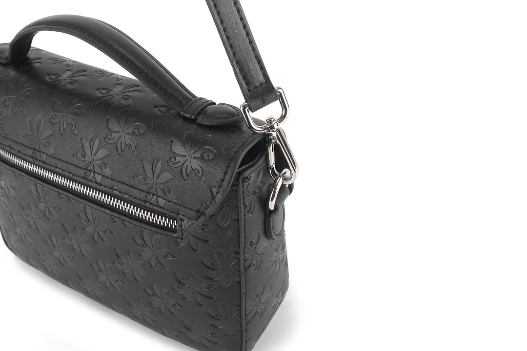Satchel Alice Tiare Embossed Black
