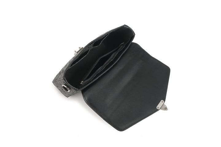 Satchel Alice Tiare Embossed Black
