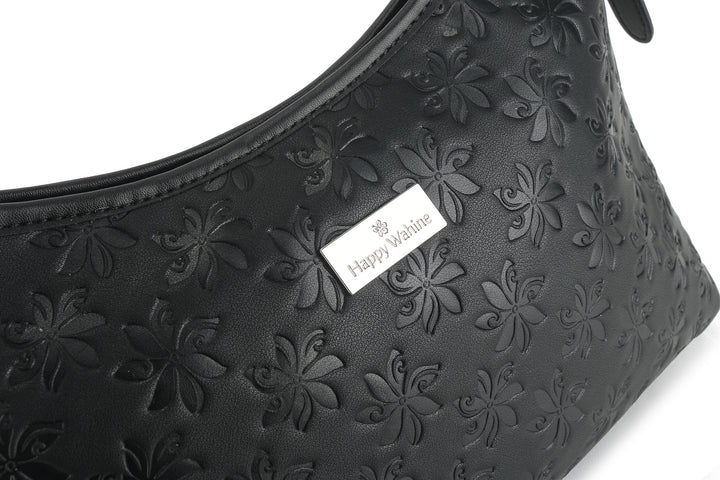 Shoulder Bag Edith Tiare Embossed Black